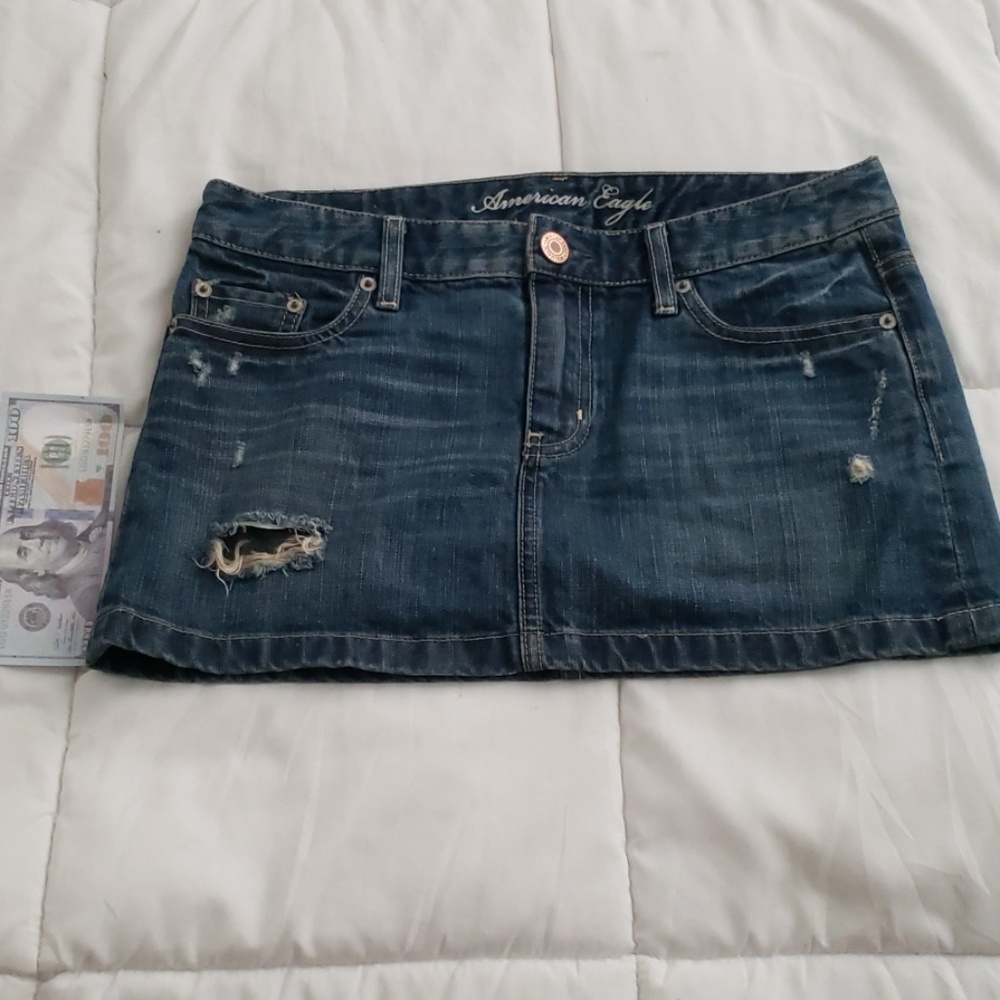 AE Denim Miniskirt
